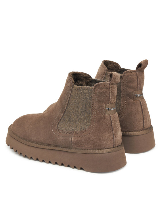 Tamaris Tamaris Kotníková obuv s elastickým prvkem 1-26419-45 Hnědá