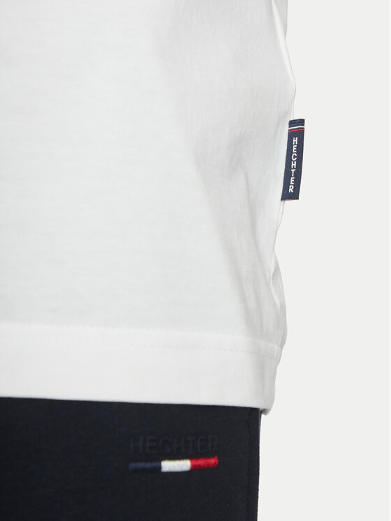 Hechter Paris Hechter Paris T-shirt 75008 151919 Bijela Regular Fit