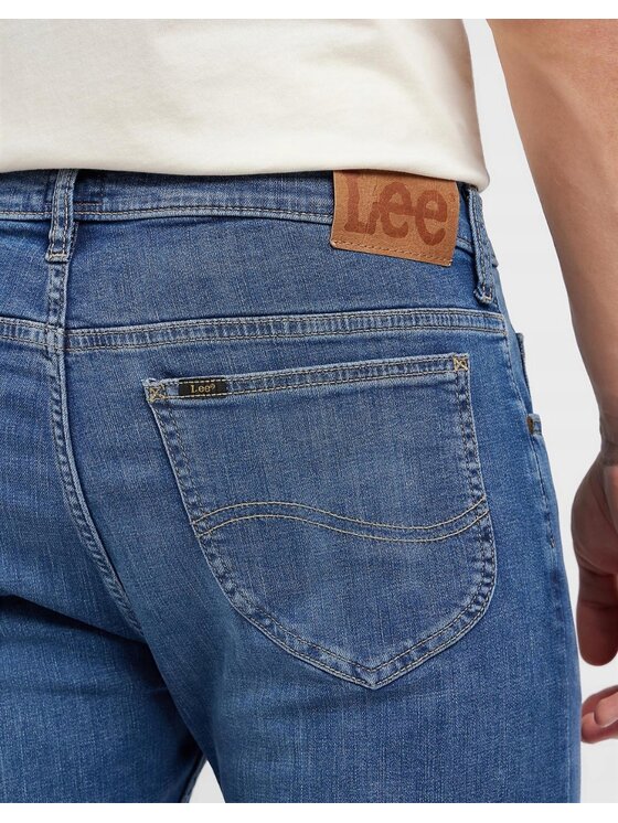 Lee Lee Jeansy Rider Niebieski Slim Fit