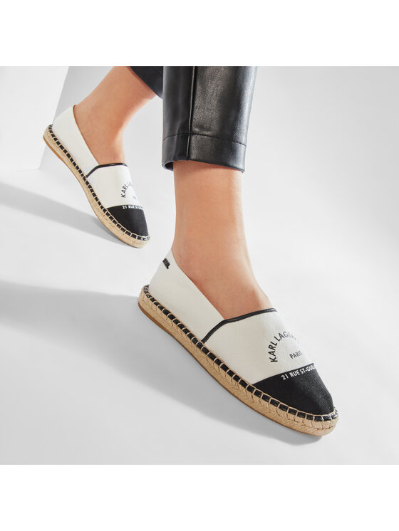 KARL LAGERFELD KARL LAGERFELD Espadrile KL80108 Alb