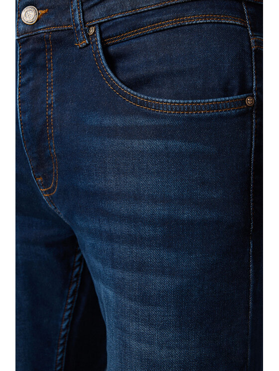 Próchnik Próchnik Jeansy PM9 SP113225000003 Granatowy Slim Fit