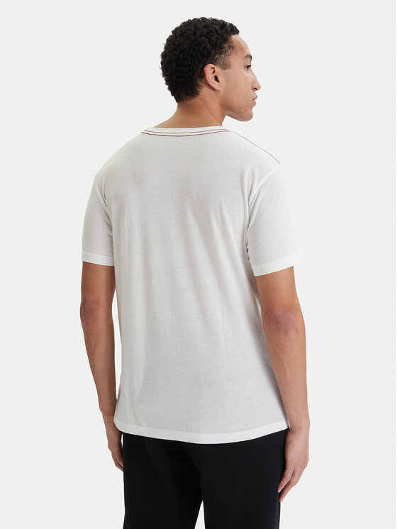 RVCA RVCA T-Shirt Big M420VRBI Bílá Slim Fit