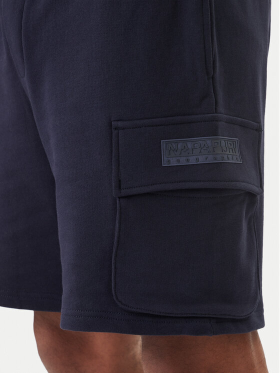 Napapijri Napapijri Sportshorts N-Box Logo Cargo NP0A4I59 Dunkelblau Regular Fit
