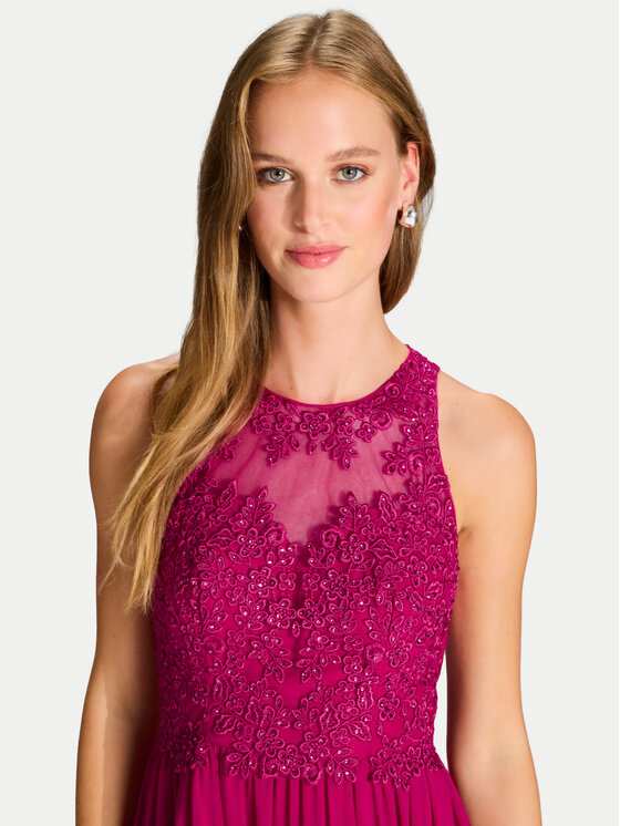 Hey Kyla Hey Kyla Sukienka wieczorowa 5AI084HK Różowy Regular Fit