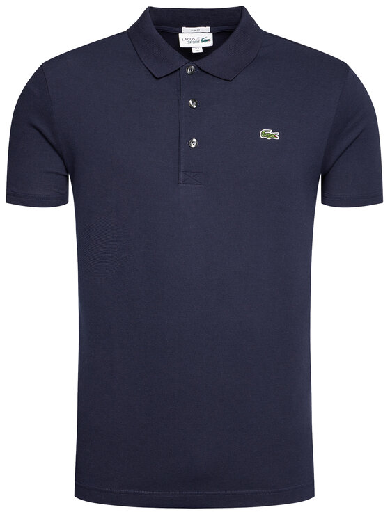 Lacoste Lacoste Polo YH4801 Tumši zils Slim Fit