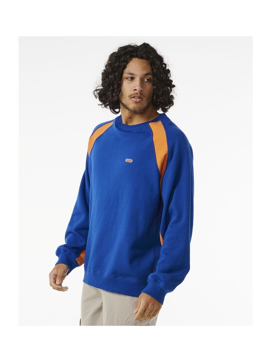 Rip Curl Rip Curl Bluza Archive Crew Niebieski Loose Fit