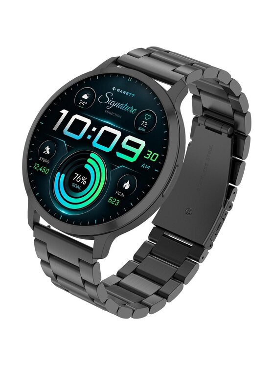Garett Garett Zegarek 5904238485156-PAY-BLACK Czarny