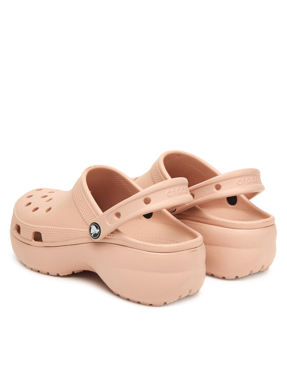 Crocs Crocs Шльопанці Classic Platform Clog 206750 Бежевий