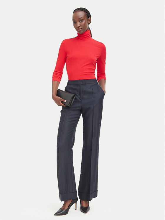 BOSS BOSS Гольф C_Eliana 50548098 Червоний Slim Fit