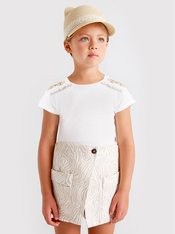 T-shirt 3036 Beige Regular Fit