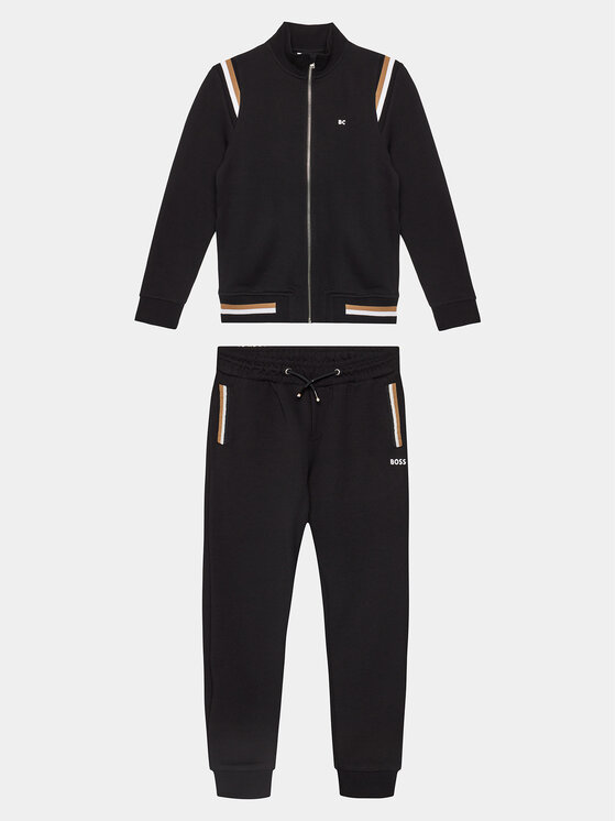 BOSS Boss Tepláková souprava J50747 D Černá Regular Fit