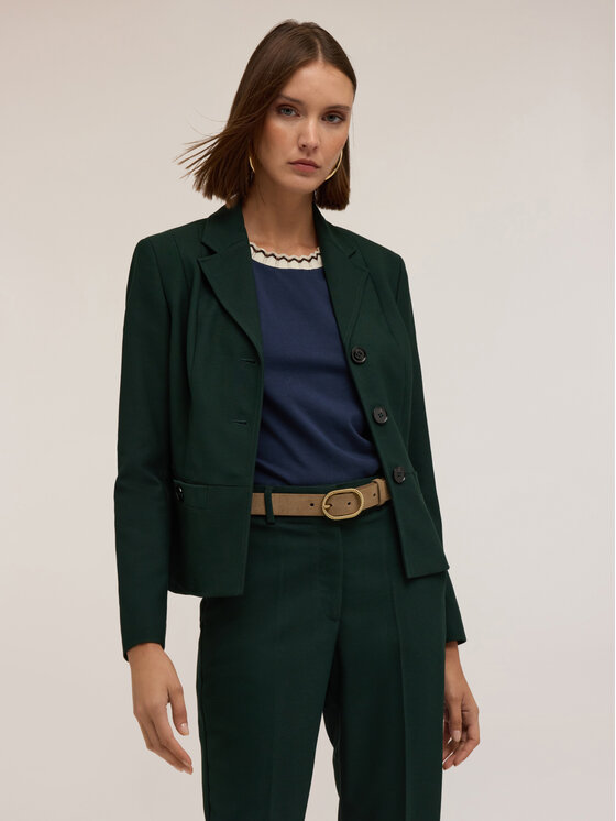 Motivi Motivi Giacca outdoor Q003Q001015N025 Verde Regular Fit