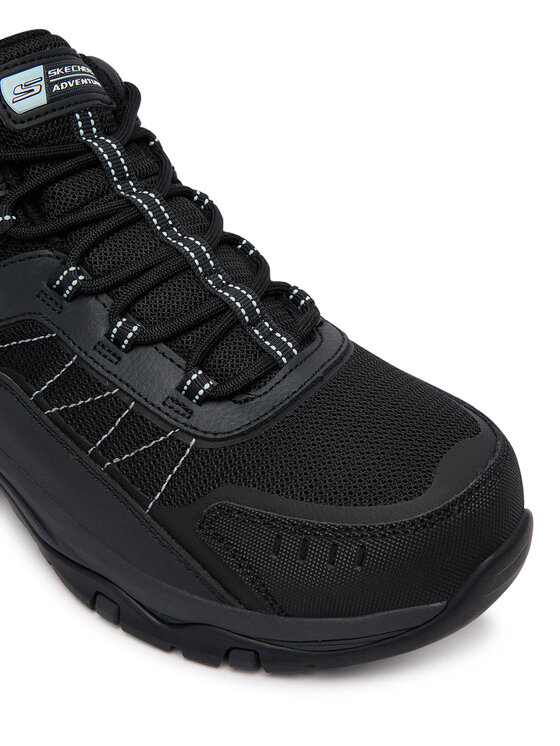 Skechers Skechers Παπούτσια πεζοπορίας Waterproof Relaxed Fit: Trego - Ashaway 180336/BKCC Μαύρο