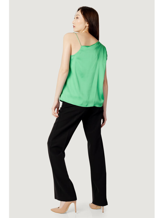 Hanny Deep Hanny Deep Canottiera TINTA UNITA SATIN Verde To Fit