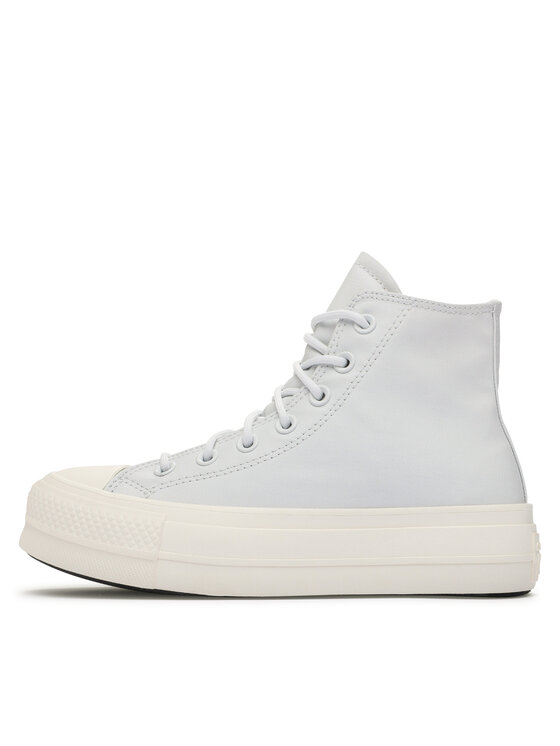 Converse Converse Trampki Chuck Taylor All Star Lift Platform Leather A05248C Błękitny