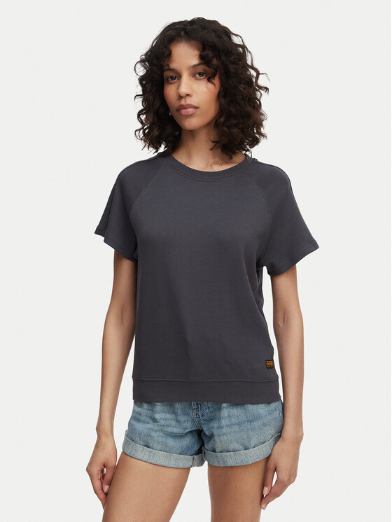 G-Star Raw G-Star Raw Majica Raglan D24512-D976 Mornarsko modra Regular Fit