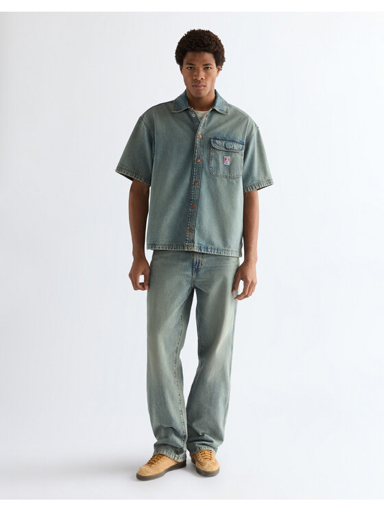 Wrangler Wrangler Jeansy LOOSE STRAIGHT Niebieski Loose Fit