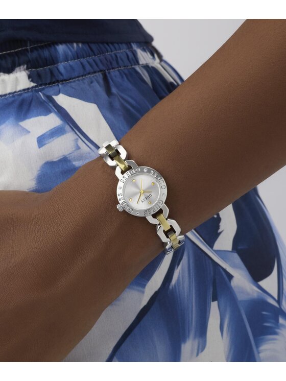 Guess Guess Zegarek GW1019L3 Srebrny