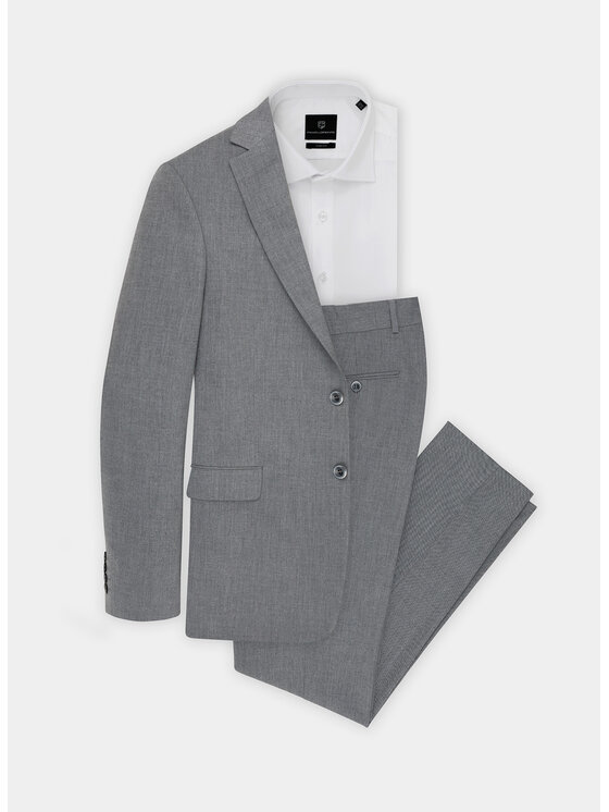 Pako Lorente Pako Lorente Spodnie garniturowe P22SF-6G-007 Szary Slim Fit