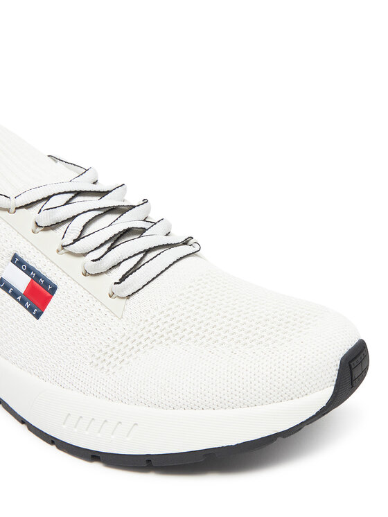 Tommy Jeans Tommy Jeans Снікерcи Tjm Runner Knitted EM0EM01580 Écru