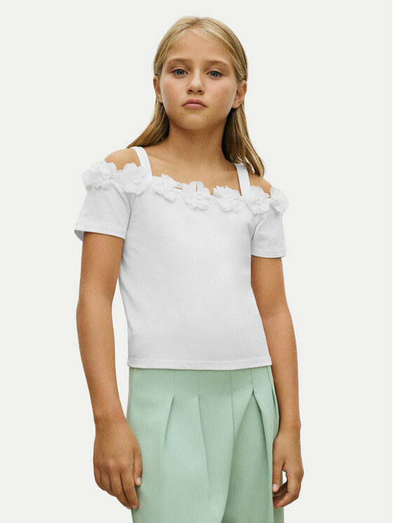 Mayoral Mayoral Blusa 6003 Écru Regular Fit