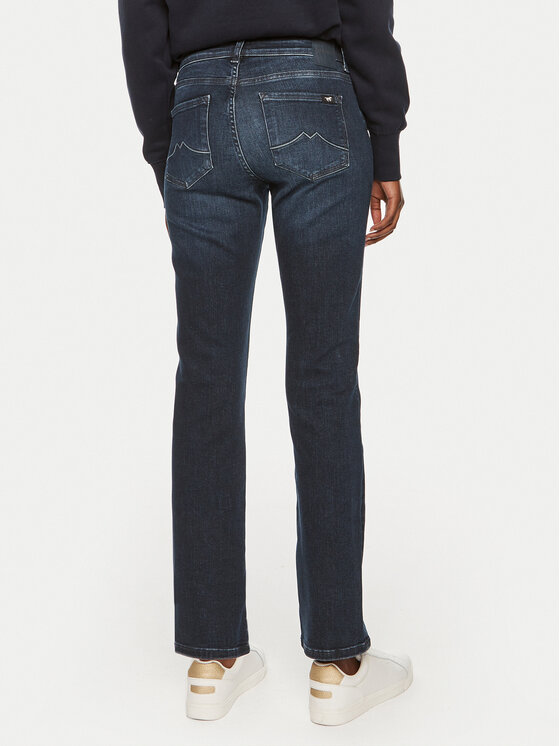 Mustang Mustang Jeans hlače Crosby 1013593 Mornarsko modra Straight Fit