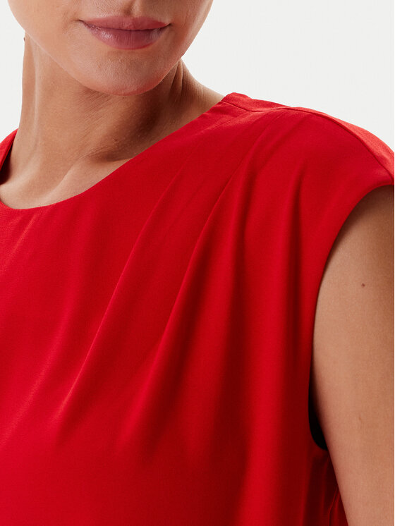Tatuum Tatuum Ikdienas kleita Zimona T2508.205 Sarkans Relaxed Fit