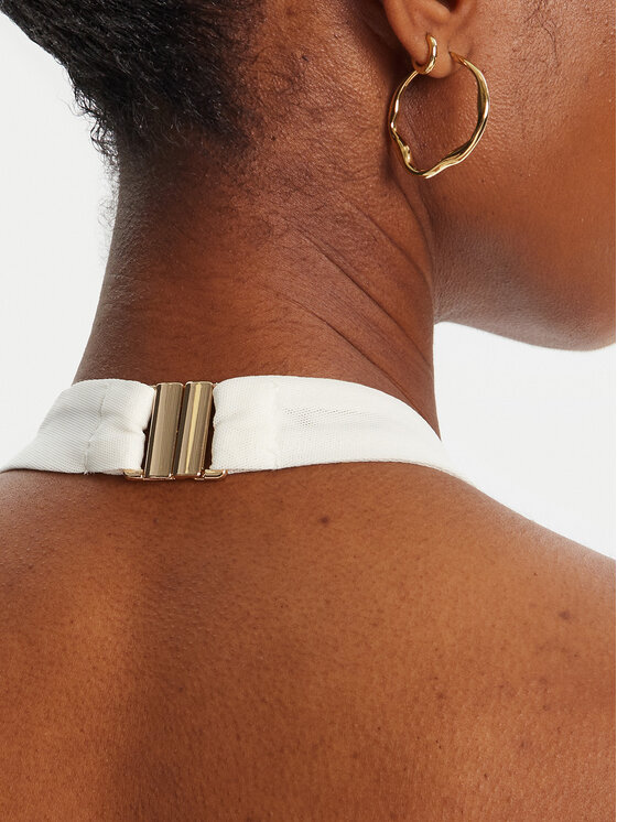 BARDOT BARDOT Боди Trey Halter Neck 60030TB Бял Slim Fit
