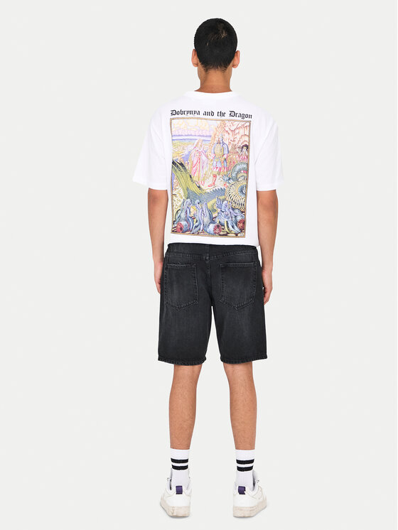 Only & Sons Only & Sons Дънкови шорти Edge 22032047 Черен Straight Fit