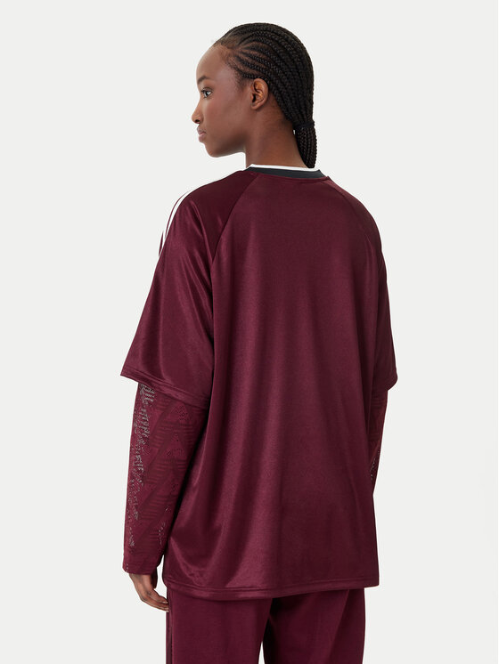 adidas adidas Блуза KC6432 Бордо Oversize