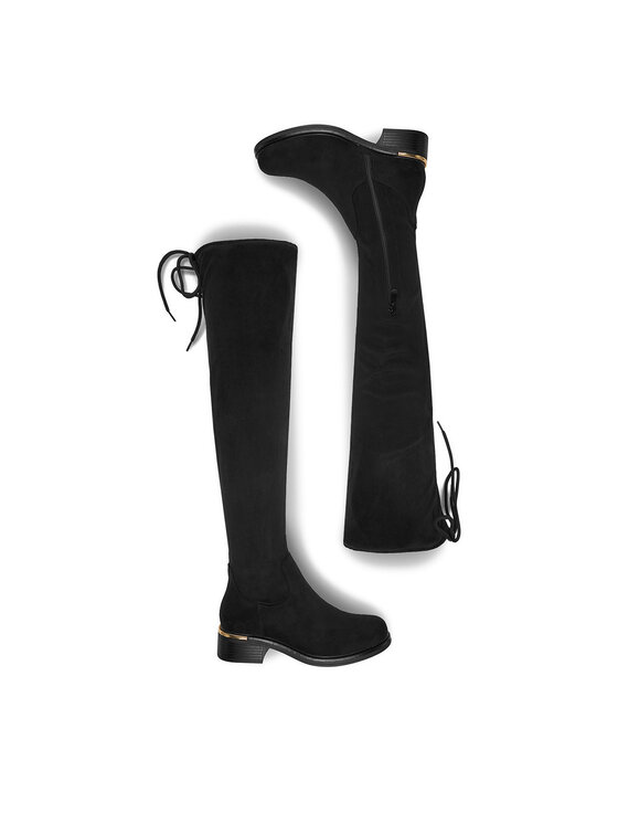 DeeZee DeeZee Stivali sopra il ginocchio HX21055-28 Nero