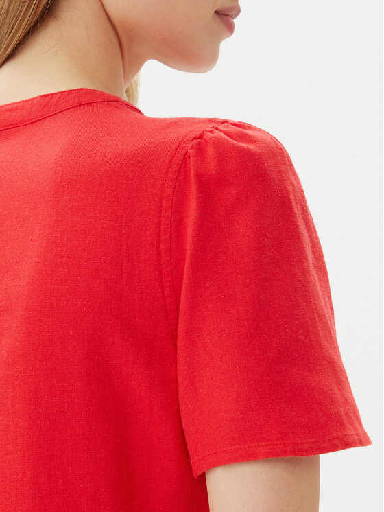 ONLY ONLY Sommerkleid Tiri-Caro 15310970 Rot Regular Fit