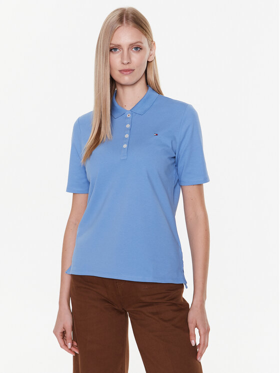 Tommy Hilfiger Tommy Hilfiger Polo Ss WW0WW28578 Plava Regular Fit