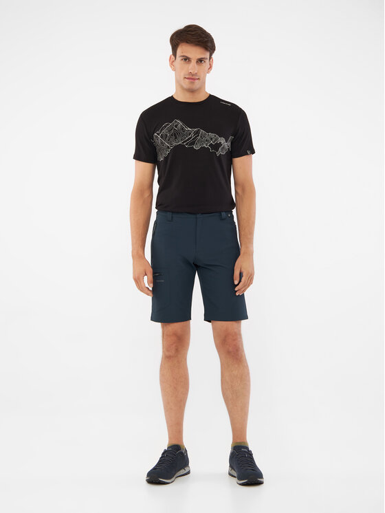 Viking Viking Szorty Sumatra Man Granatowy Regular Fit