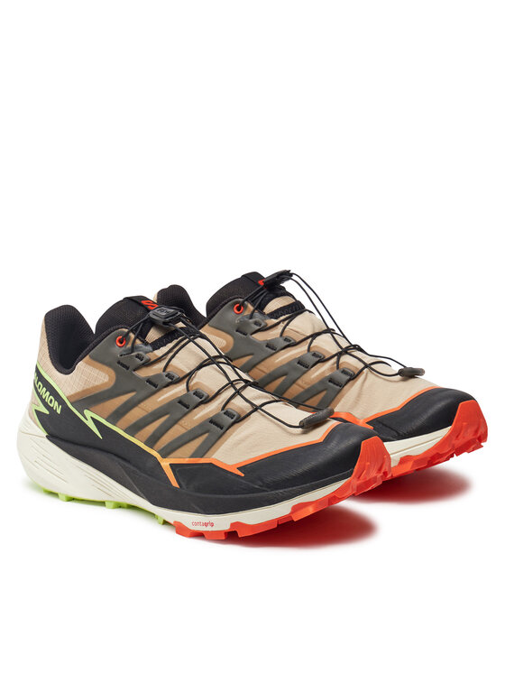 Salomon Salomon Buty do biegania Thundercross L47688400 Brązowy