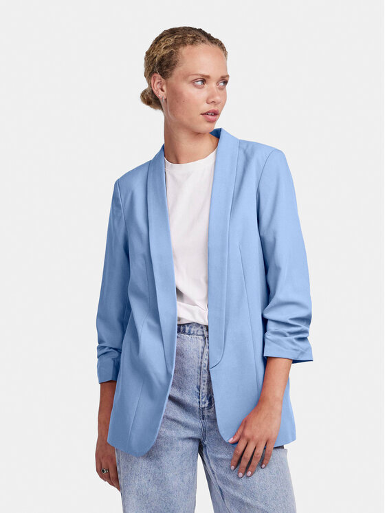 Pieces Sacou Bosella 17090996 Albastru celest Regular Fit