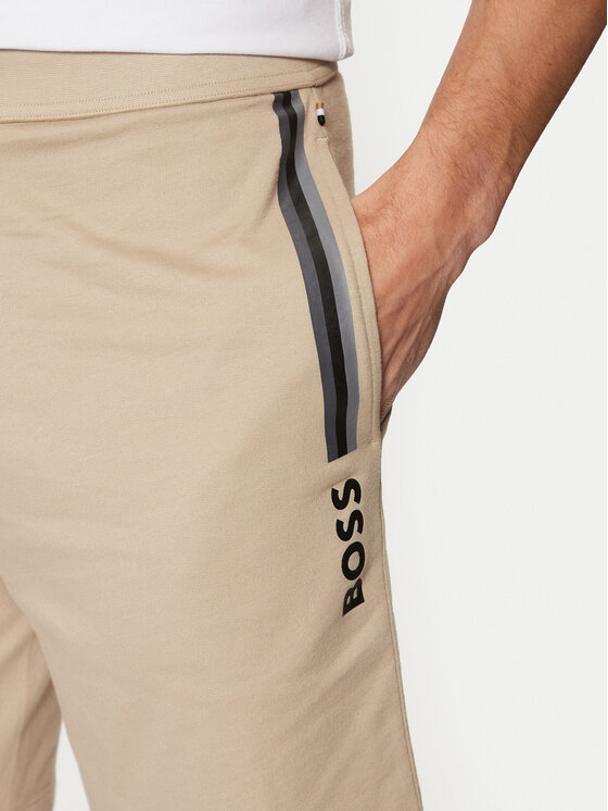 BOSS BOSS Športne kratke hlače Authentic 50535837 Bež Regular Fit