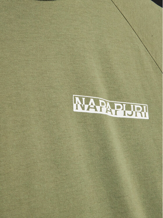 Napapijri Napapijri T-Shirt NP0A4H2Y D Zielony Regular Fit