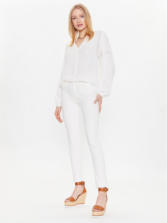 Salsa Salsa Jeansy 126821 Beżowy Slim Fit