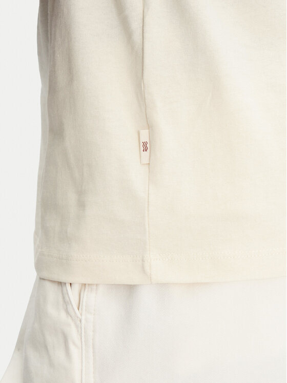 Jack&Jones Jack&Jones Tričko Ringer 12277262 Écru Regular Fit