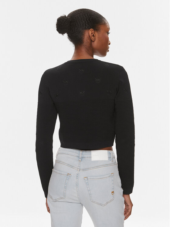 PINKO Pinko Ζακέτα Ciliegio 102881 A1LK Μαύρο Regular Fit