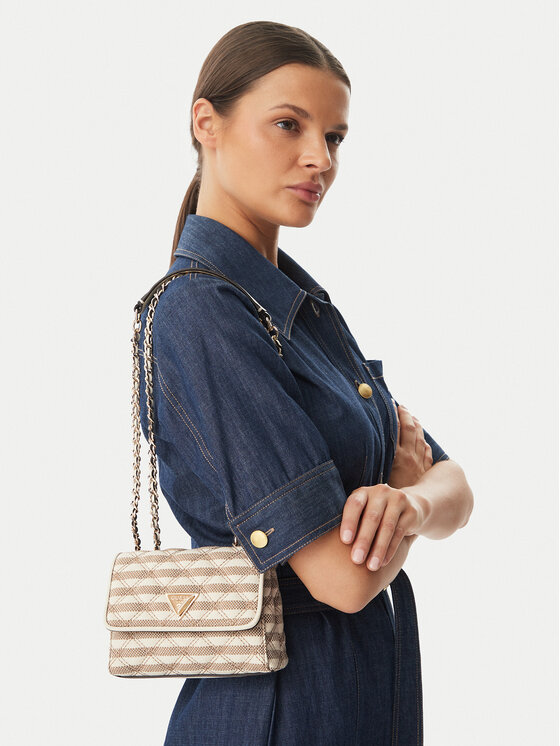 Guess Geantă Giully II Mini HWAG96 73740 Bej