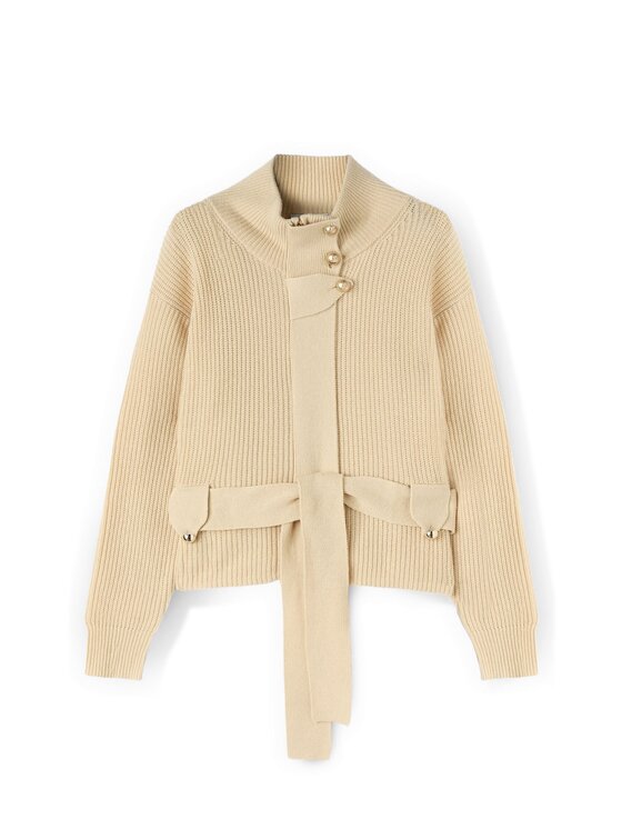 Motivi Motivi Maglione M502W003604N021 Crema Regular Fit