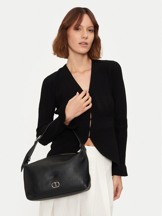 TWINSET TWINSET Handtasche Tracolla 242TB7012 Schwarz