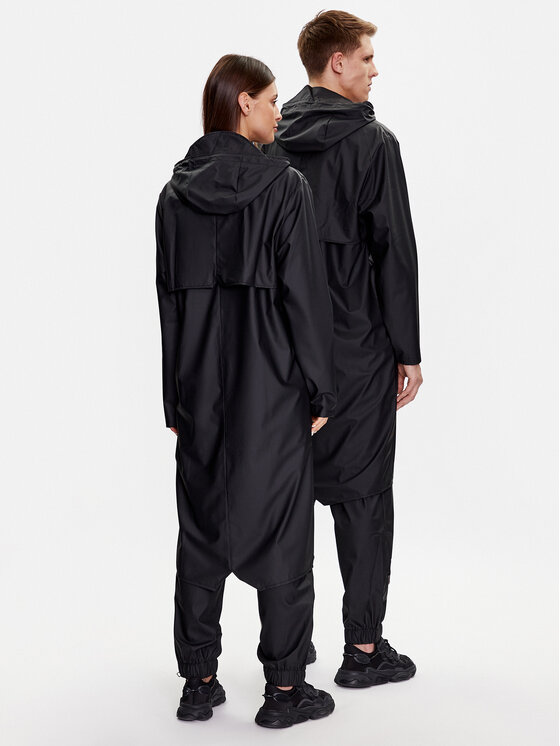 Rains Rains Geacă de ploaie 18360 Negru Regular Fit