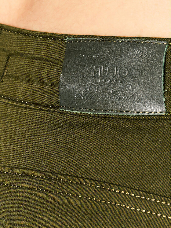 Liu Jo Liu Jo Pantaloni di tessuto WF2362 T7144 Verde Skinny Fit