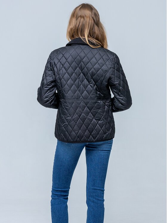 Perso Perso Prechodná bunda BLE268015F Čierna Regular Fit