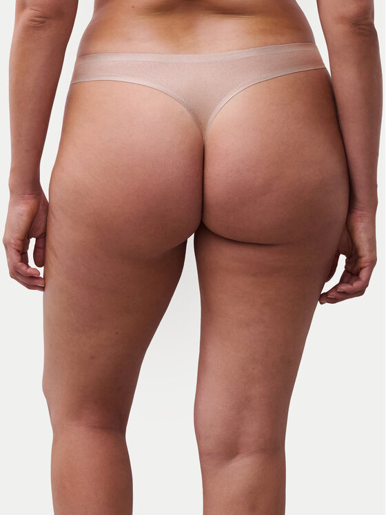 Chantelle Chantelle Kalhotky string Soft Stretch C11DG9 Béžová