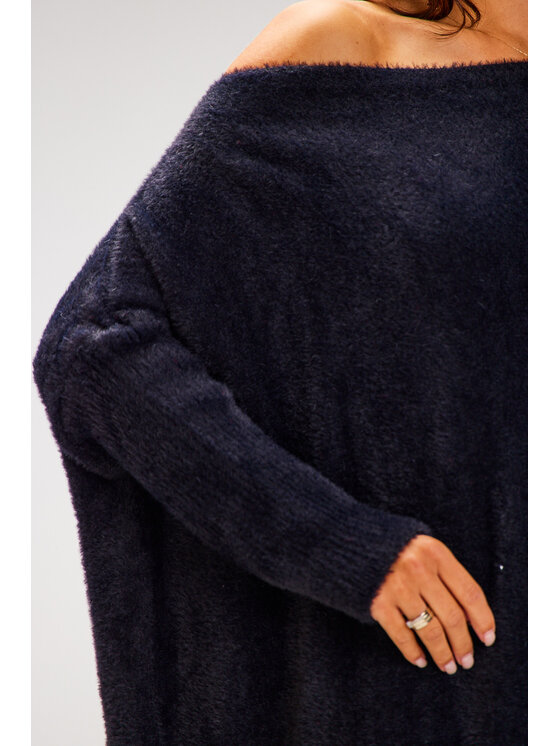 Awama Awama Maglione A618 Nero Basic Fit