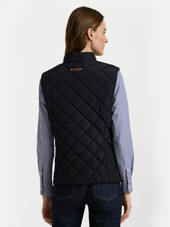 LAUREN RALPH LAUREN LAUREN RALPH LAUREN Bezrękawnik 297951276004 Granatowy Straight Fit
